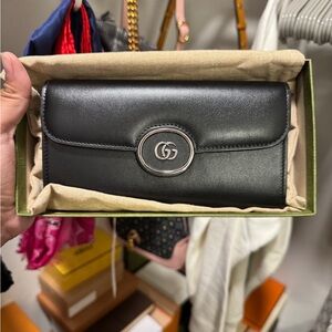 ❌❌SOLD❌❌NWT GUCCI  BLACK LEATHER WALLET